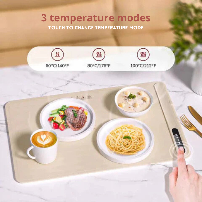 Smart heating plate - Keep your dishes hot for a long time