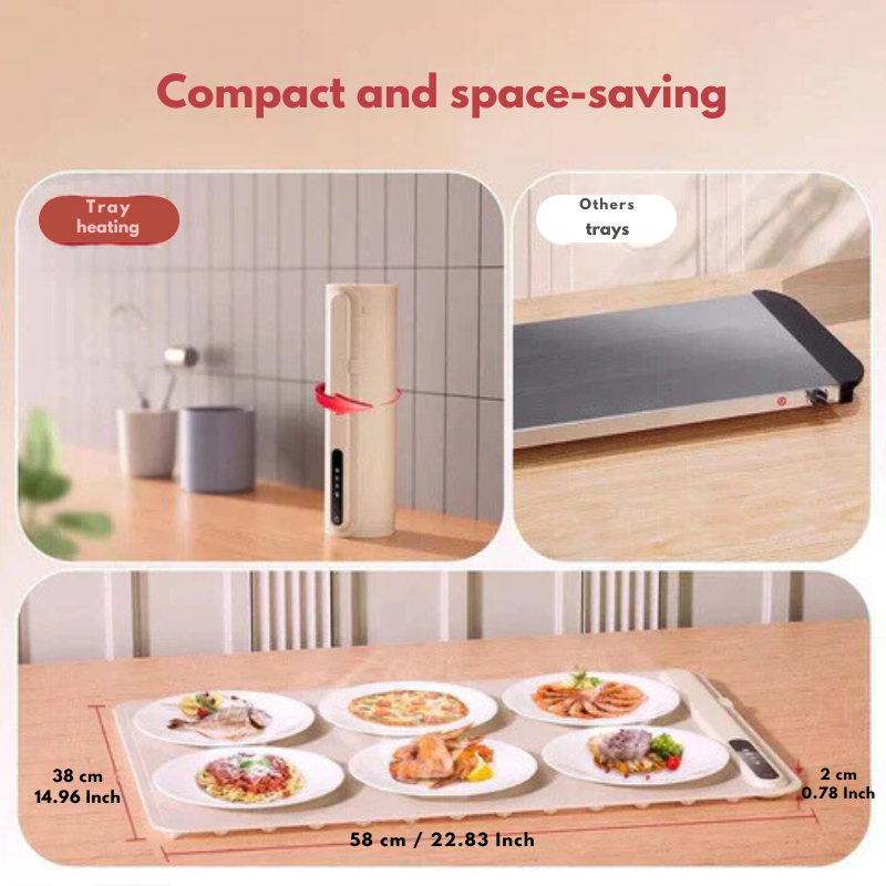 Smart heating plate - Keep your dishes hot for a long time