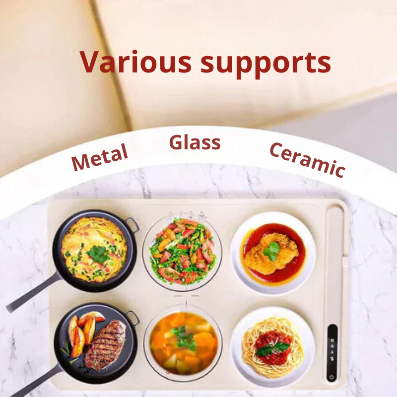Smart heating plate - Keep your dishes hot for a long time