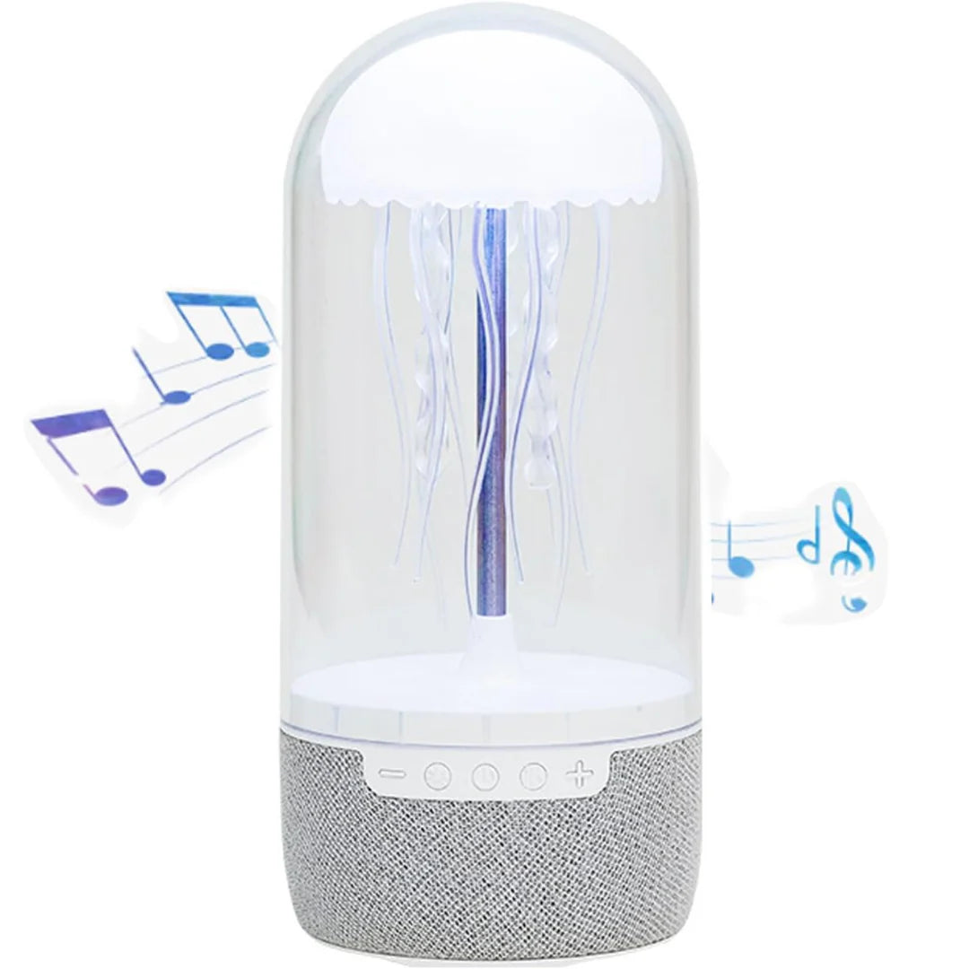 מנורת LED מסתובבת עם רמקול מובנה