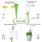 Sistema de riego para plantas: Riego fácil y sin preocupaciones (x6) 